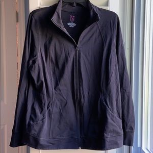 Black workout zip up jacket